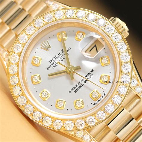 rolex diamond watch original|Rolex watch diamond bezel prices.